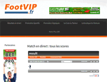 Tablet Screenshot of footvip.fr